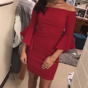 Red dress